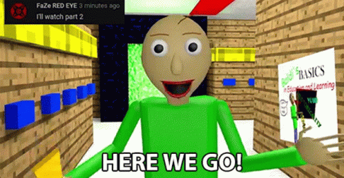 Video Game Character Saying Here We Go