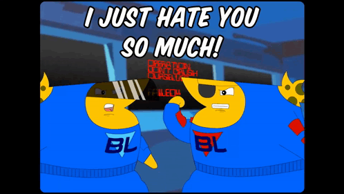 Video Game Character Saying I Hate You
