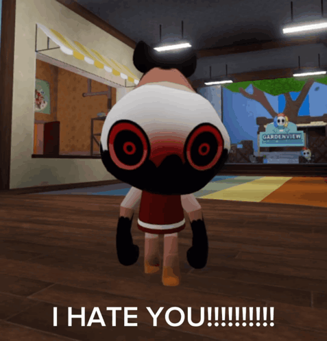 Video Game Character Saying I Hate You