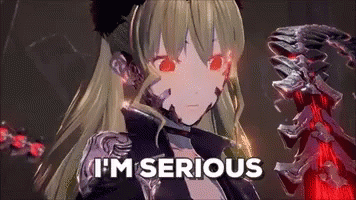 Video Game Character Saying I'm Serious