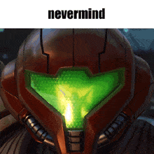 Video Game Character Saying Nevermind