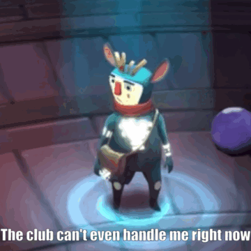Video Game Character Saying The Club Can't Even Handle Me Right Now GIF