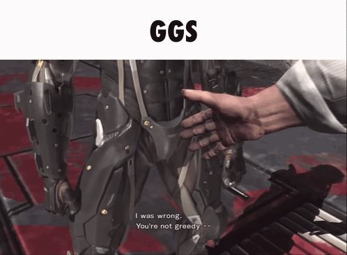 Video Game Character Says I Was Wrong And Is Not Greedy GIF