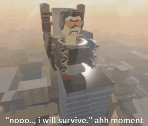 Video Game Character Says Nooo I Will Survive