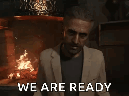 Video Game Character Says We Are Ready