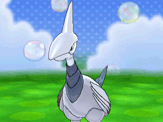 Video Game Character Standing In Grassy Field GIF