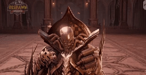 Video Game Character Standing With Sword and Shield