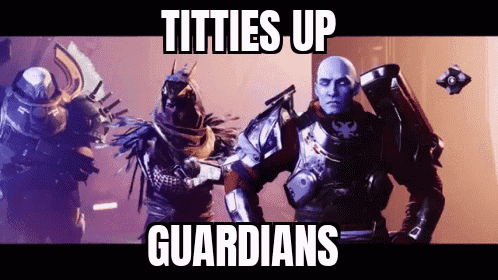 Video Game Character Titties Up Guardians
