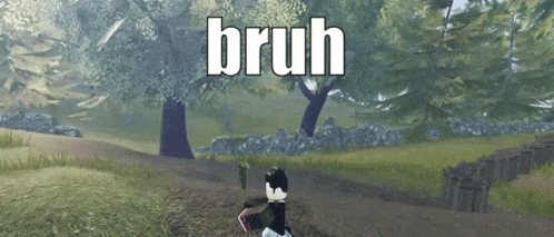 Video Game Character Walking Bruh GIF