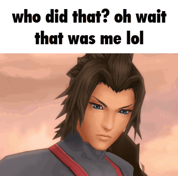 Video Game Character Who Did That Oh Wait That Was Me Lol GIF