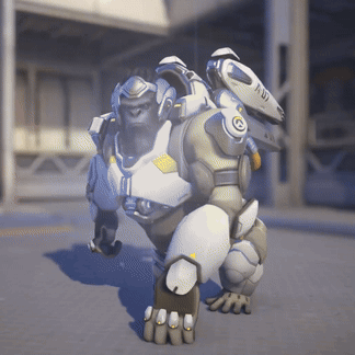 Video Game Character With Gorilla on Back