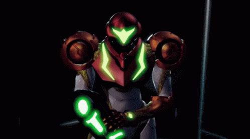 Video Game Character With Green Helmet