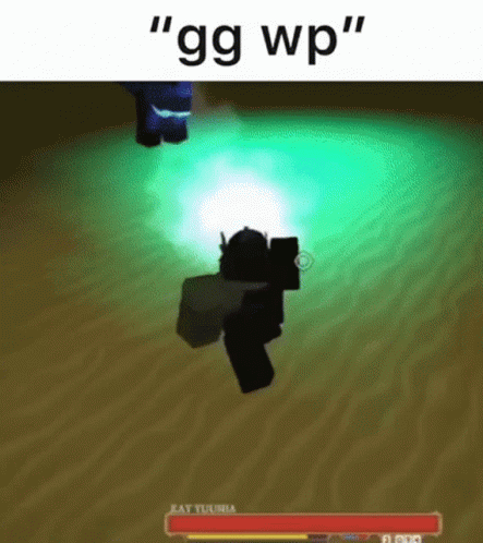 Video Game Character With Green Light From Head GIF