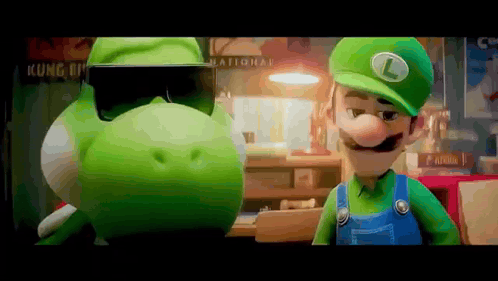 Video Game Character With L on Hat