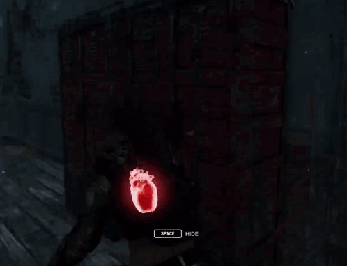 Video Game Character With Red Heart On Finger GIF