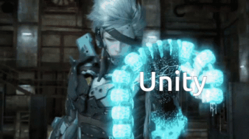 Video Game Character With Unity on Hand