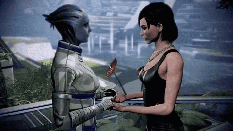 Video Game Characters Holding Hands