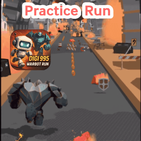 Video Game Digi 995 Warbot Run