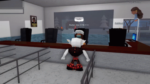 Video Game Girl Saying Hello