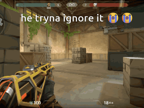 Video Game He Tryna Ignore It