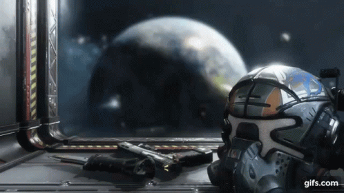Video Game Helmet and Gun