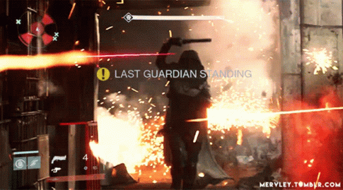 Video Game Last Guardian Standing