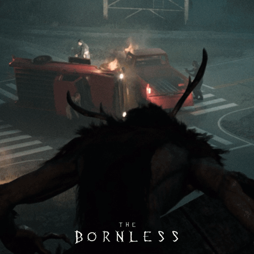 Video Game Poster The Bornless Red Truck On Fire GIF