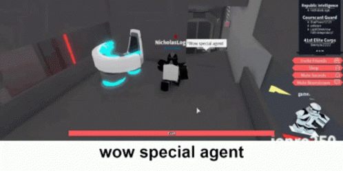 Video Game Saying Wow Special Agent