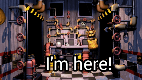 Video Game Scene Saying I'm Here