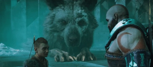Video Game Scene Saying No