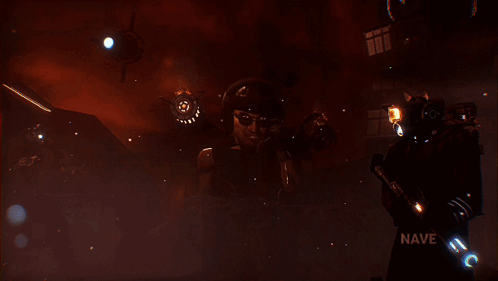 Video Game Scene With Dayum in Yellow