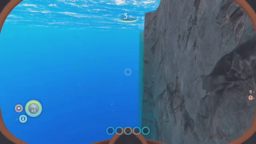Video Game Screen With Circle