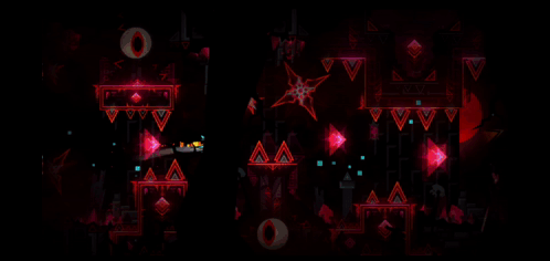 Video Game Screenshot Red Background Tower GIF