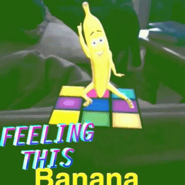 Video Game Screenshot Saying Banana Split