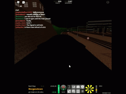 Video Game Screenshot Saying Morganstown