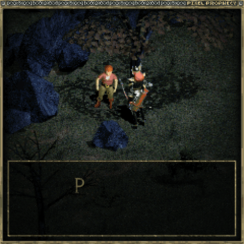 Video Game Screenshot Saying Pssst Over Here GIF