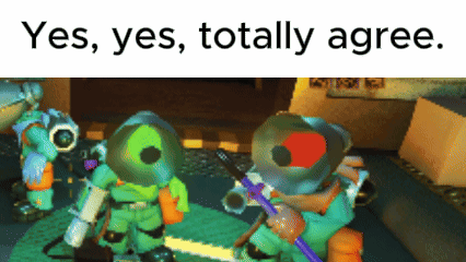 Video Game Screenshot Saying Yes Yes Totally Agree