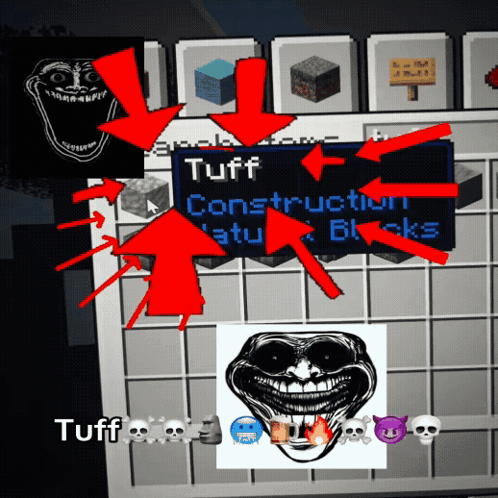 Video Game Screenshot Tuff Text