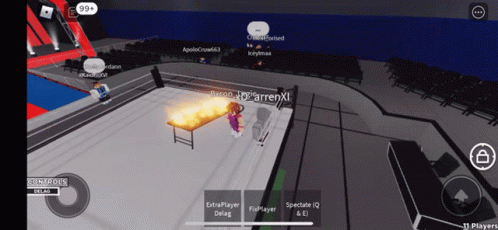 Video Game Screenshot With 99+ At Top Left GIF