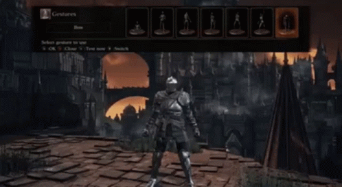 Video Game Screenshot With Gestures