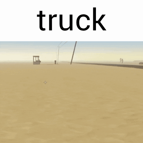 Video Game Screenshot With Truck