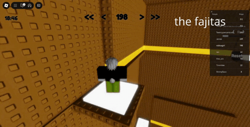 Video Game Screenshot With Words The Fajitas