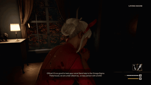 Video Game Screenshot Woman in Living Room