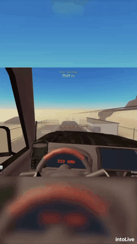 Video Game Steering Wheel With 333