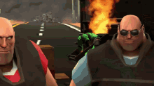 Video Game Tf2 Blue Heavy Sniff Caught GIF