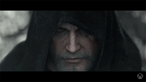 Video Game The Witcher Geralt Of Rivia Wearing Hood GIF