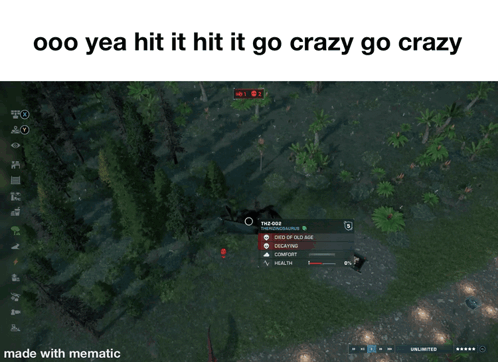 Video Game Too Yea Hit It Go Crazy
