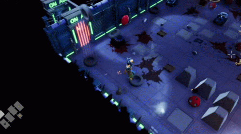 Video Game With Neon On Air Sign