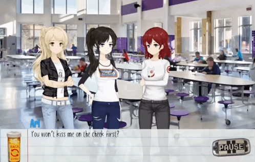 Video Game with Pause Button