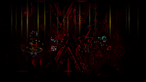Video Game With Red Background and White W